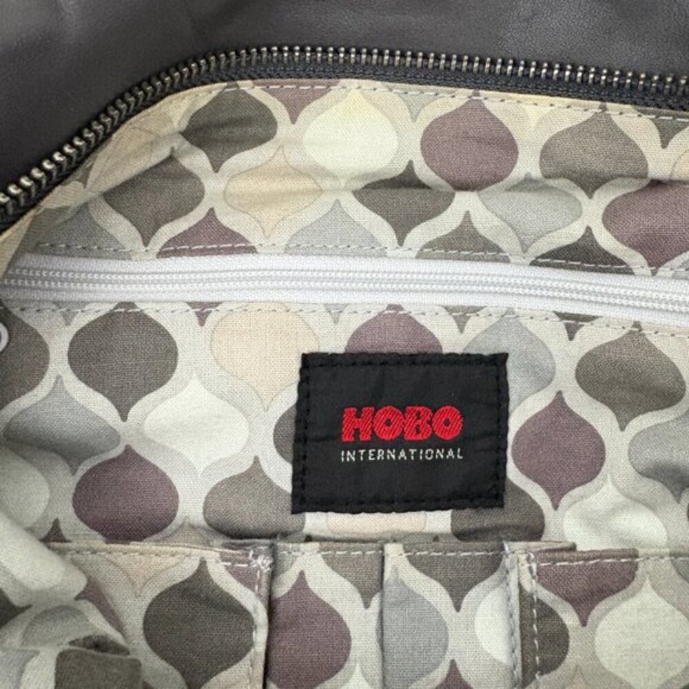 HOBO international Gray Leather Tote Shoulder Bag - Picture 12 of 14